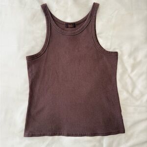 nuuds Dusty Brown Tank Top